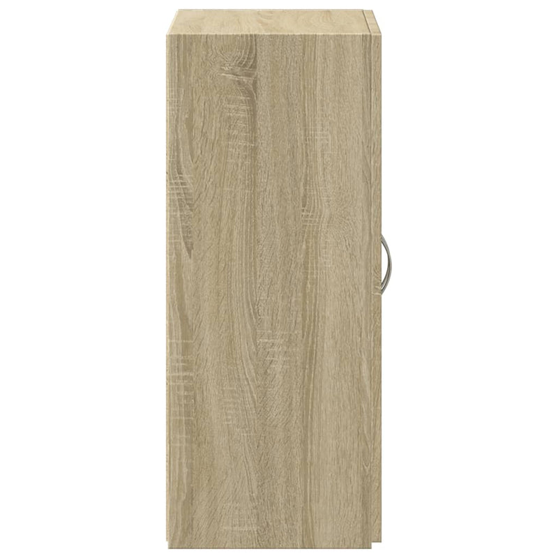 vidaXL sonoma tölgy színű szerelt fa irattartó szekrény 60x32x77,5 cm
