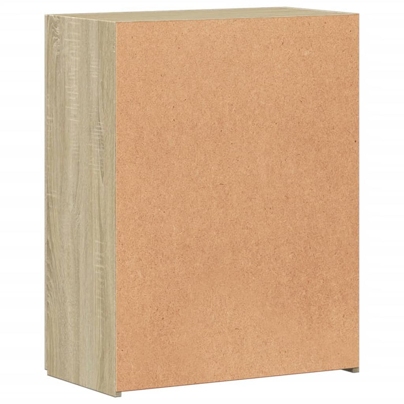 vidaXL sonoma tölgy színű szerelt fa irattartó szekrény 60x32x77,5 cm