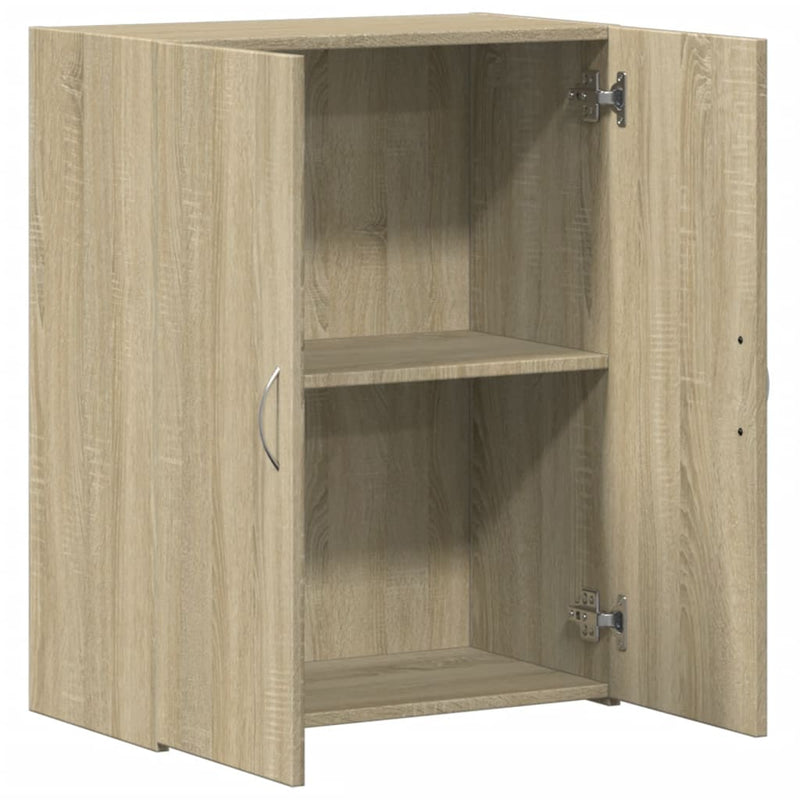 vidaXL sonoma tölgy színű szerelt fa irattartó szekrény 60x32x77,5 cm