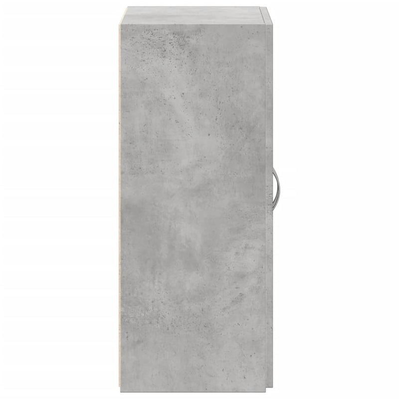 vidaXL betonszürke szerelt fa irattartó szekrény 60 x 32 x 77,5 cm