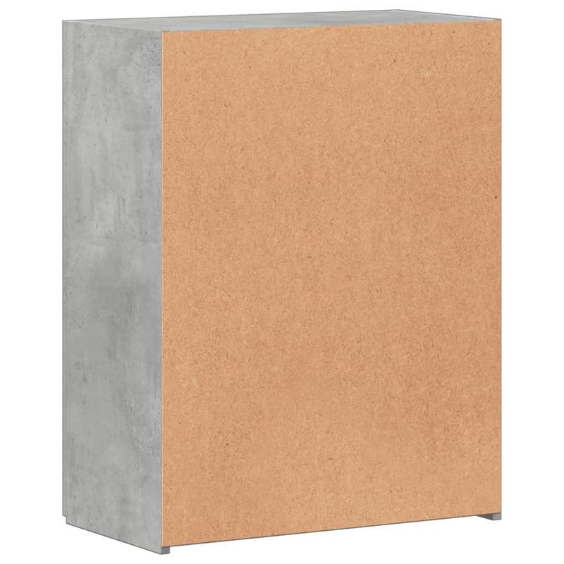 vidaXL betonszürke szerelt fa irattartó szekrény 60 x 32 x 77,5 cm