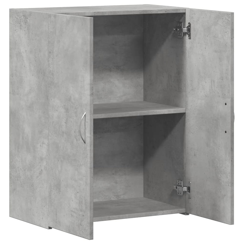 vidaXL betonszürke szerelt fa irattartó szekrény 60 x 32 x 77,5 cm