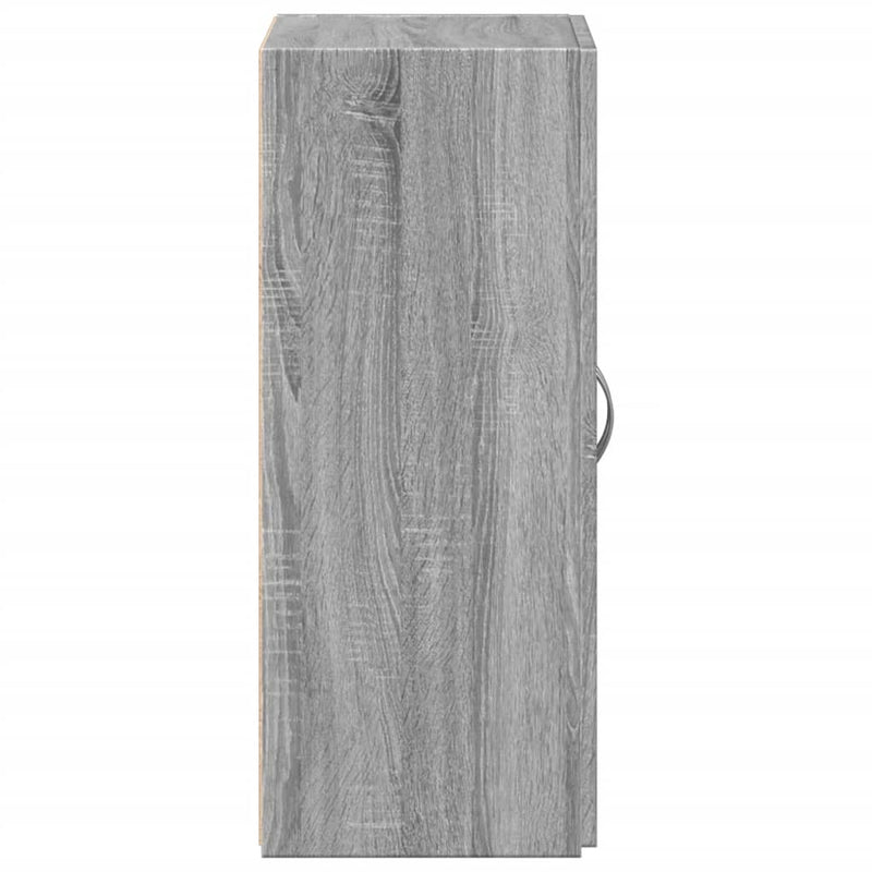 vidaXL szürke sonoma színű szerelt fa irattartó szekrény 60x32x77,5 cm