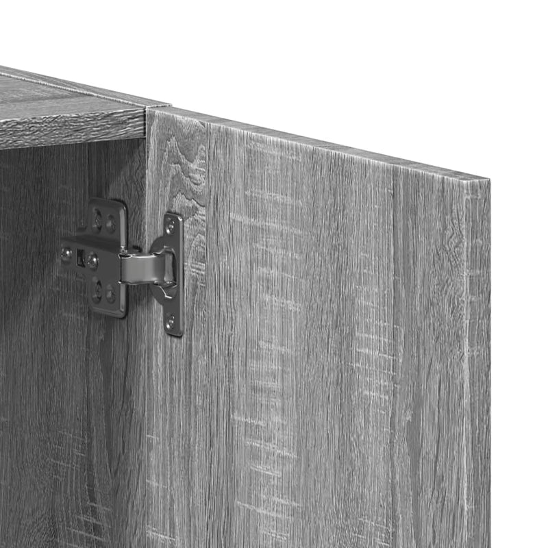 vidaXL szürke sonoma színű szerelt fa irattartó szekrény 60x32x77,5 cm
