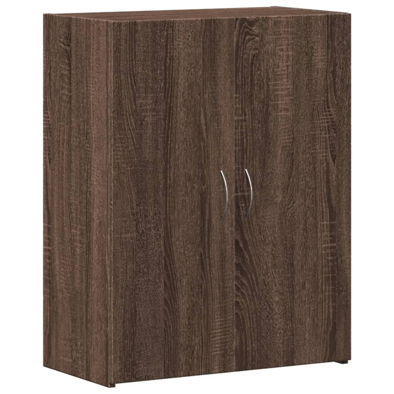 vidaXL barna tölgy színű szerelt fa irattartó szekrény 60x32x77,5 cm
