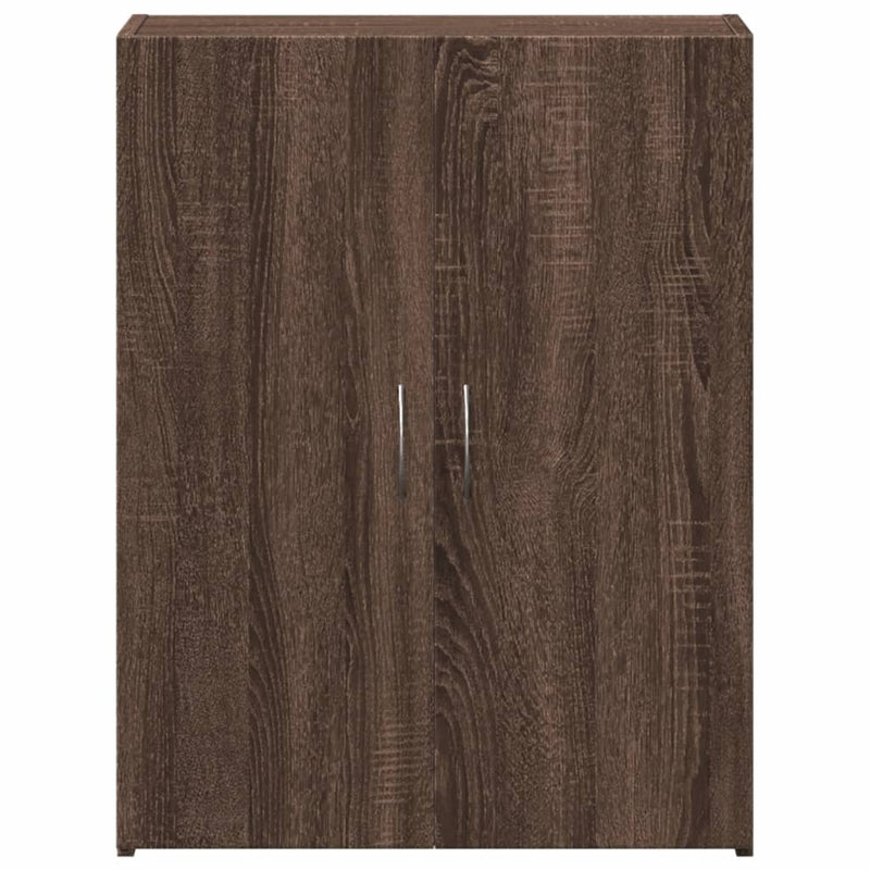 vidaXL barna tölgy színű szerelt fa irattartó szekrény 60x32x77,5 cm