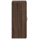 vidaXL barna tölgy színű szerelt fa irattartó szekrény 60x32x77,5 cm