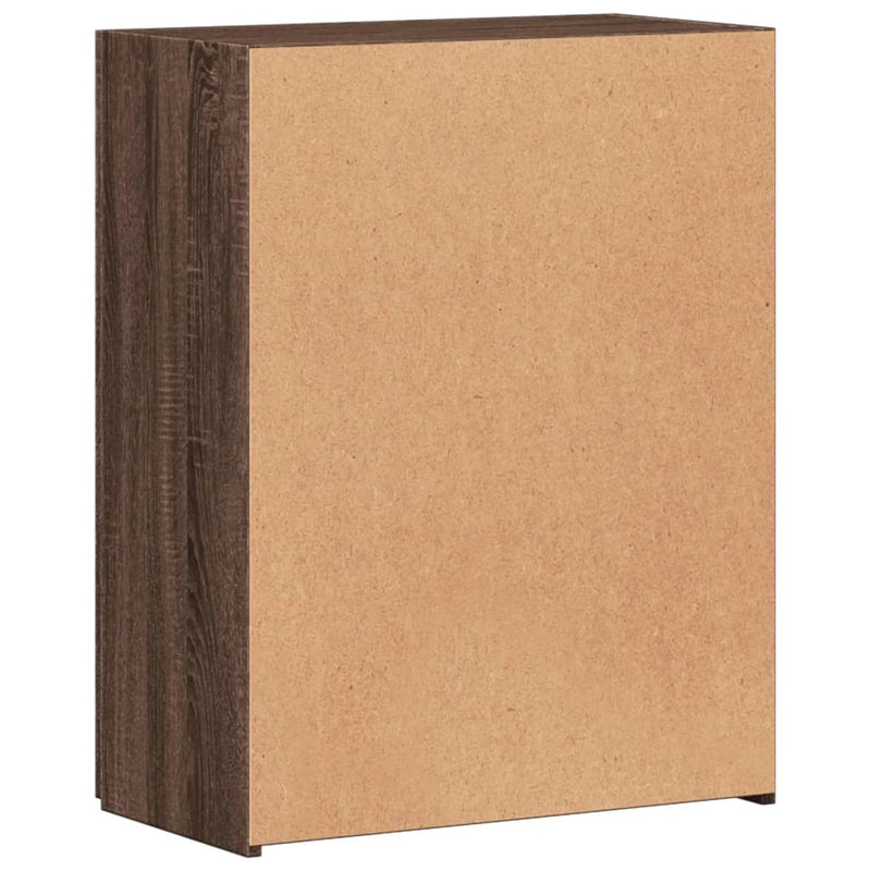 vidaXL barna tölgy színű szerelt fa irattartó szekrény 60x32x77,5 cm