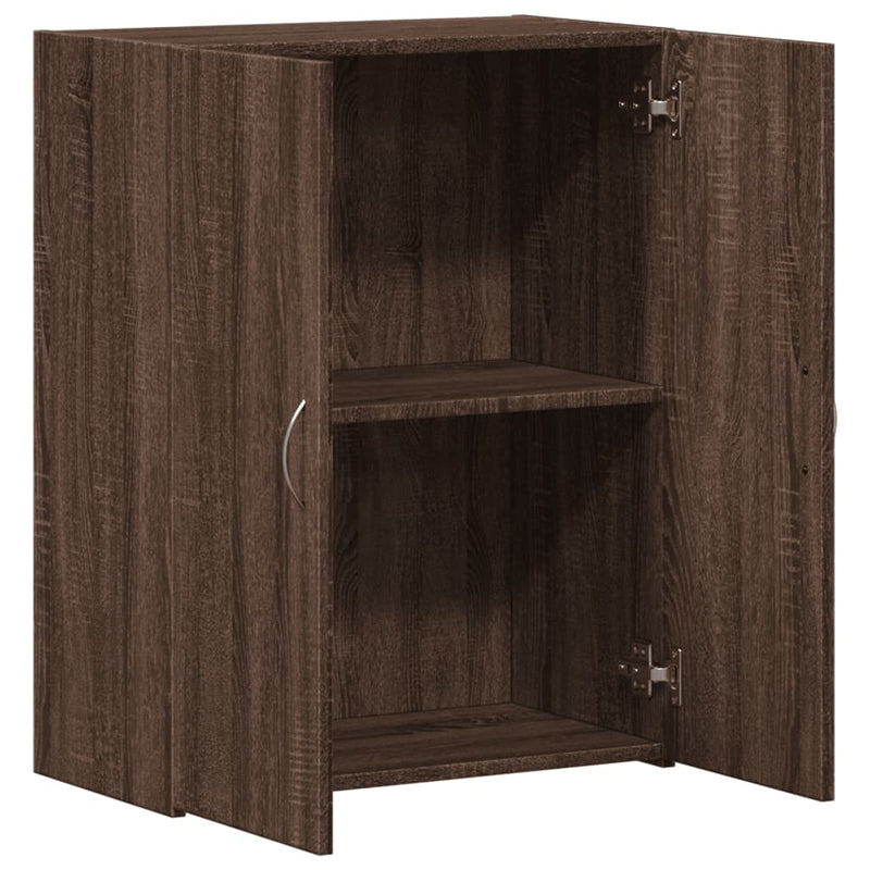 vidaXL barna tölgy színű szerelt fa irattartó szekrény 60x32x77,5 cm