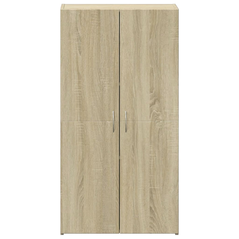 vidaXL sonoma tölgy színű szerelt fa irattartó szekrény 60x32x115 cm