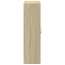 vidaXL sonoma tölgy színű szerelt fa irattartó szekrény 60x32x115 cm