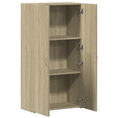 vidaXL sonoma tölgy színű szerelt fa irattartó szekrény 60x32x115 cm