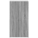 vidaXL szürke sonoma színű szerelt fa irattartó szekrény 60x32x115 cm