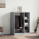 vidaXL betonszürke szerelt fa ruhásszekrény 77 x 48 x 102 cm