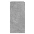 vidaXL betonszürke szerelt fa ruhásszekrény 77 x 48 x 102 cm