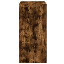 vidaXL füstös tölgy színű szerelt fa ruhásszekrény 77 x 48 x 102 cm