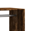 vidaXL füstös tölgy színű szerelt fa ruhásszekrény 77 x 48 x 102 cm