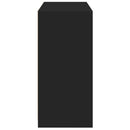 vidaXL fekete szerelt fa ruhásszekrény 77 x 48 x 102 cm