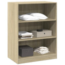 vidaXL sonoma tölgy színű szerelt fa ruhásszekrény 77 x 48 x 102 cm