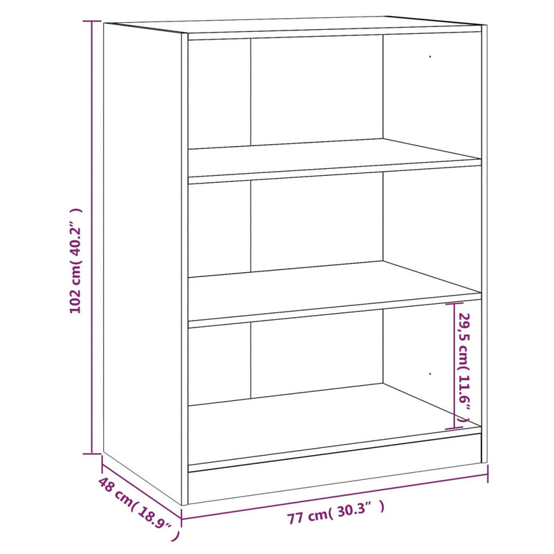 vidaXL betonszürke szerelt fa ruhásszekrény 77 x 48 x 102 cm