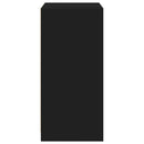 vidaXL fekete szerelt fa ruhásszekrény 48 x 41 x 102 cm