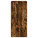 vidaXL füstös tölgy színű szerelt fa ruhásszekrény 48 x 41 x 102 cm