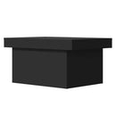 vidaXL fekete szerelt fa dohányzóasztal 80 x 55 x 40 cm