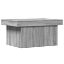 vidaXL szürke sonoma színű szerelt fa dohányzóasztal 80 x 55 x 40 cm