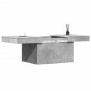vidaXL betonszürke szerelt fa dohányzóasztal 100 x 55 x 40 cm