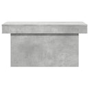 vidaXL betonszürke szerelt fa dohányzóasztal 100 x 55 x 40 cm