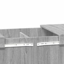 vidaXL szürke sonoma szerelt fa dohányzóasztal 100x55x40 cm