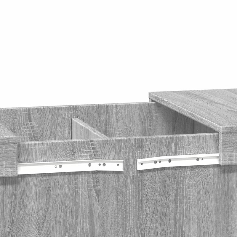 vidaXL szürke sonoma szerelt fa dohányzóasztal 100x55x40 cm