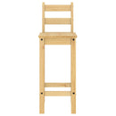 vidaXL 3 részes tömör fenyőfa bárszett