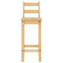 vidaXL 3 részes tömör fenyőfa bárszett