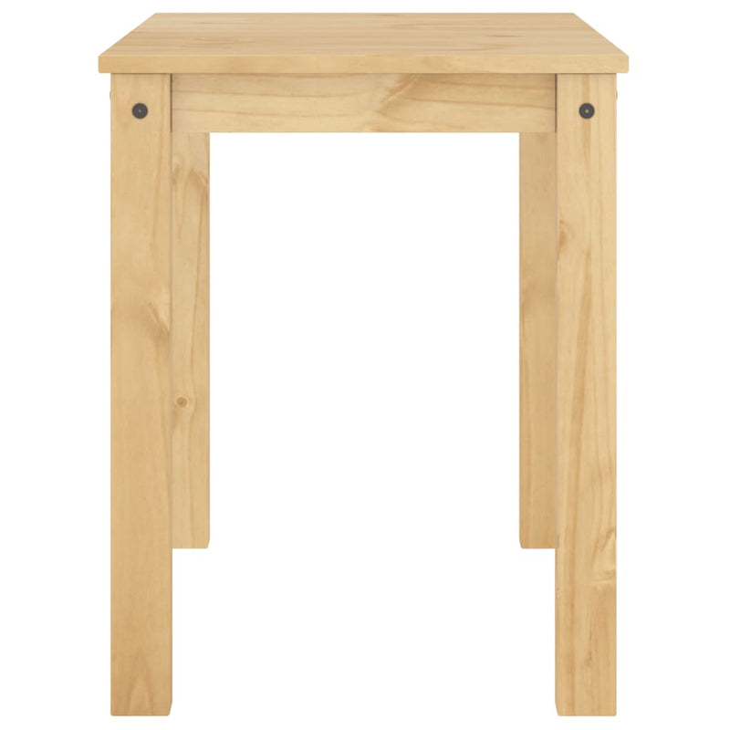 vidaXL Panama tömör fenyőfa ebédlőasztal 117 x 60 x 75 cm