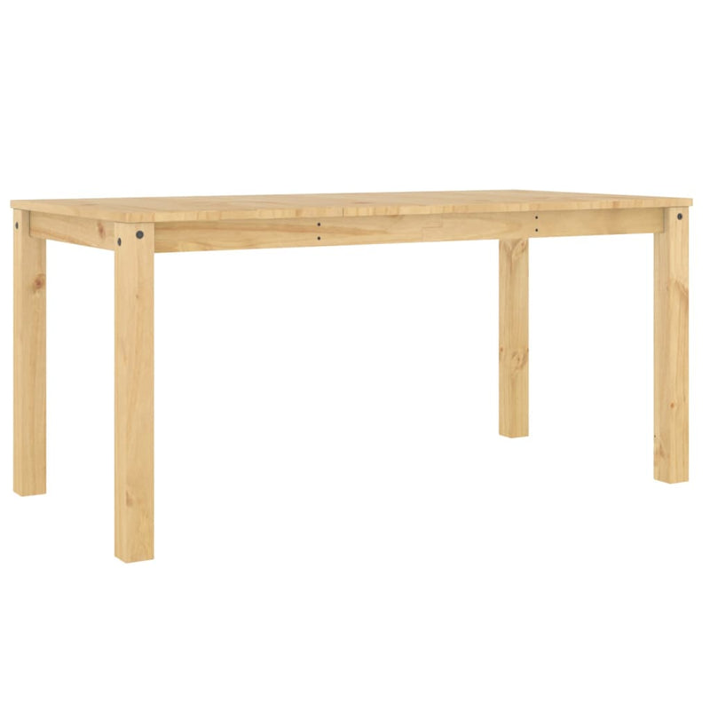 vidaXL Panama tömör fenyőfa ebédlőasztal 160 x 80 x 75 cm