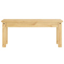 vidaXL PANAMA tömör fenyőfa étkezőpad 105 x 30 x 45 cm