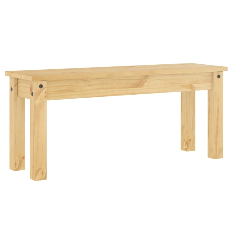 vidaXL Panama tömör fenyőfa étkezőpad 105 x 30 x 45 cm