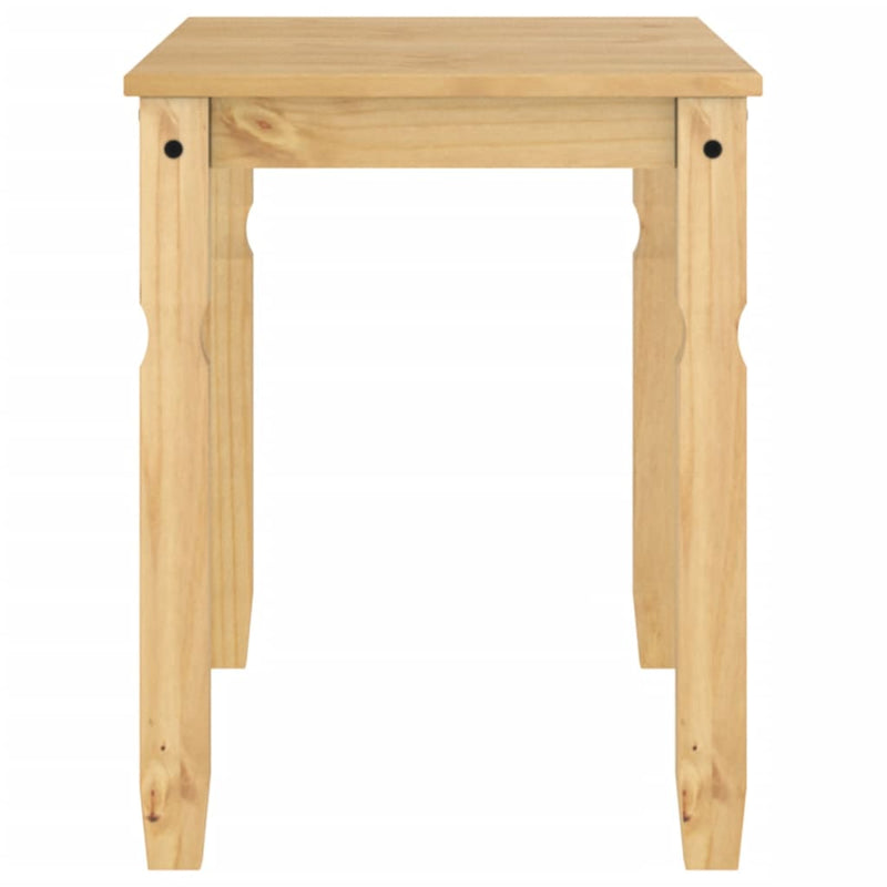 vidaXL Corona tömör fenyőfa ebédlőasztal 112 x 60 x 75 cm