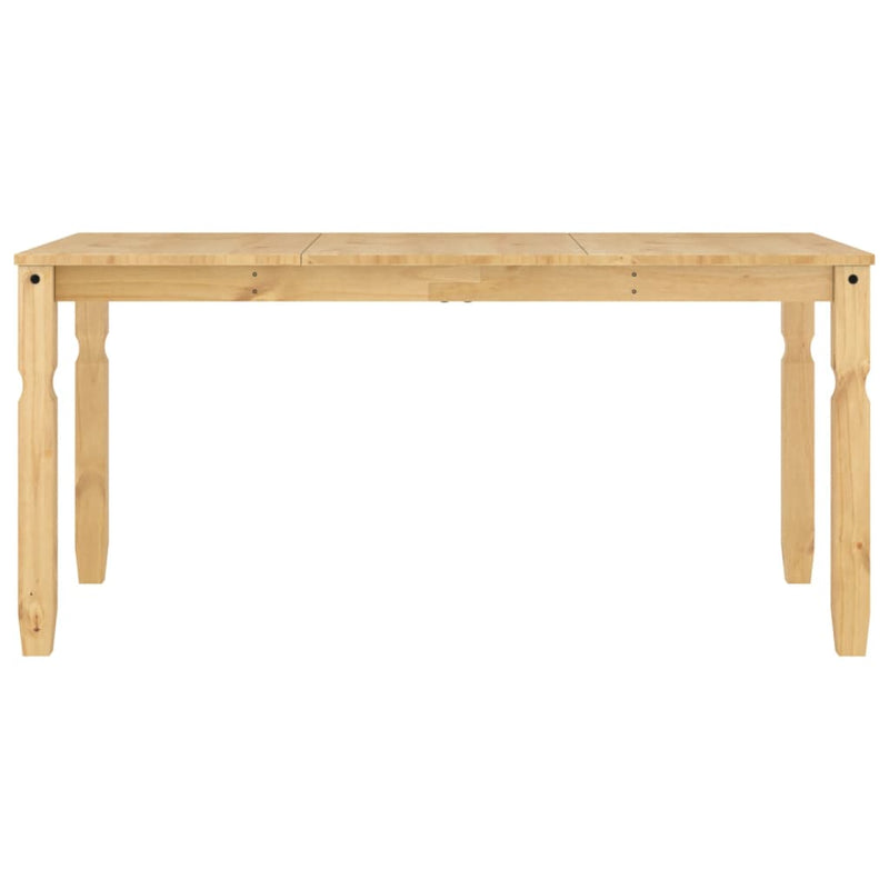 vidaXL Corona tömör fenyőfa ebédlőasztal 160 x 80 x 75 cm