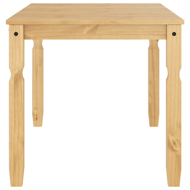 vidaXL Corona tömör fenyőfa ebédlőasztal 160 x 80 x 75 cm