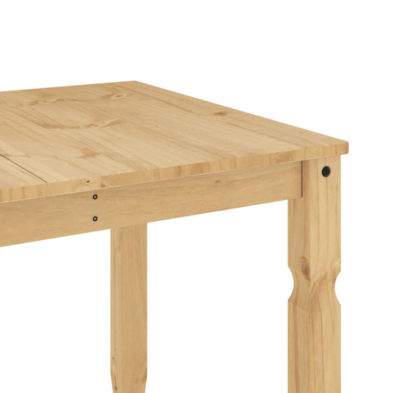 vidaXL Corona tömör fenyőfa ebédlőasztal 160 x 80 x 75 cm