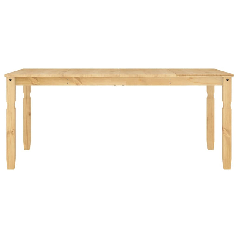 vidaXL Corona tömör fenyőfa ebédlőasztal 180 x 90 x 75 cm