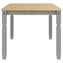 vidaXL Corona szürke tömör fenyőfa ebédlőasztal 180 x 90 x 75 cm
