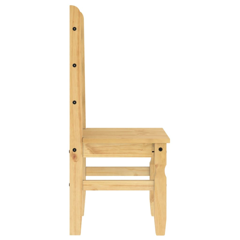 vidaXL Corona 2 db tömör fenyőfa étkezőszék 42 x 47 x 107 cm