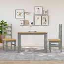 vidaXL Corona 2 db szürke tömör fenyőfa étkezőszék 42 x 47 x 107 cm