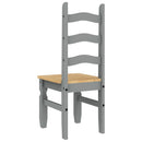 vidaXL Corona 2 db szürke tömör fenyőfa étkezőszék 42 x 47 x 107 cm