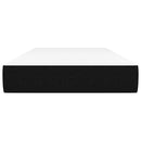 vidaXL fekete szövet zsebrugós ágymatrac 120 x 190 x 20 cm