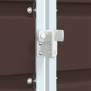 vidaXL barna acél kerekes szemetes tároló 1 szemeteskukához 72 x 81 x 115 cm