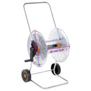 vidaXL acél kerekes tömlődob 80 m 1/2"-es vagy 50 m 3/4"-es tömlőhöz